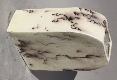 Vase technique horse hair stage  raku