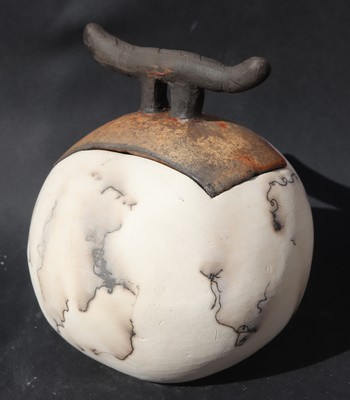 Technique du crin de cheval ou horse hair stage de raku