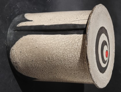 Boite et couvercle technique du raku  stage de poterie
