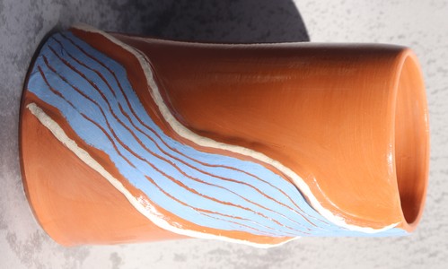 Vase faïence cuisson électrique stage de poterie